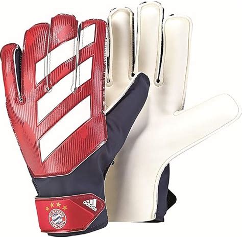 fc bayern adidas pro torwarthadschuhe rot mit latex|Gloves .